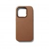iPhone 15 Pro Deksel Full Leather Case MagSafe Dark Tan