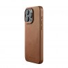 iPhone 15 Pro Max Deksel Full Leather Case MagSafe Dark Tan