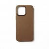 iPhone 16 Pro Max Deksel Full Leather Case Dark Tan