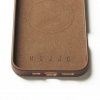 iPhone 16 Pro Max Deksel Full Leather Case Dark Tan