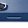 iPhone 14 Pro Deksel Full Leather Case MagSafe Monaco Blue