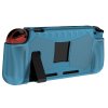 Nintendo Switch etui karbonfiber mønster blå