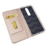 Nokia 5.1 Plus Etui Flip Case PU-skinn Kortlomme Rosegull