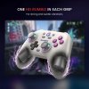 Nova HD Rumble Game Controller 2.4G Retro Hvit