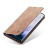 OnePlus 7 Pro Etui Retro Flip Ljusbrun