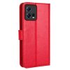 Motorola Edge 30 Fusion Etui Skinntekstur Rød