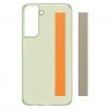 Original Galaxy S21 FE Deksel Slim Strap Cover Olive Green