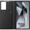 Original Galaxy S24 Ultra Etui Smart View Wallet Case Svart