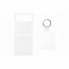 Original Galaxy Z Flip 3 Deksel Clear Cover with Ring Transparent Klar