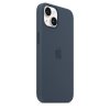 Original iPhone 14 Deksel Silicone Case MagSafe Storm Blue
