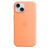 Original iPhone 15 Deksel Silikon MagSafe Appelsinsorbet