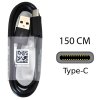 EP-DW700CBE Data- och LaddningsKabel USB till USB Type-C 1.5m Svart