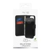 iPhone 16 Pro Etui Wallet Stand Svart