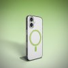 iPhone 17 Deksel Lite Mag Transparent Grønn