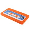 Deksel Till Samsung Galaxy S4 / Silikon / Tape Style / Oransje