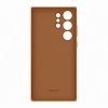 Original Galaxy S23 Ultra Deksel Leather Cover Camel