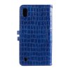 Samsung Galaxy A10 Etui Krokodillemønster Blå
