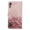 Samsung Galaxy A10 Plånboksetui Kortlomme Motiv Rosa Glitter