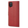 Samsung Galaxy A12 Etui med Kortlomme stativfunksjon Rød