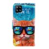 Samsung Galaxy A12 Etui Motiv Katt med Solbriller