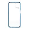 Samsung Galaxy A12 Deksel 360 Herdet glass Blå