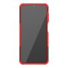Samsung Galaxy A12 Deksel Dekkmønster Stativfunksjon Rød