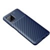 Samsung Galaxy A12 Deksel Karbonfibertekstur Blå