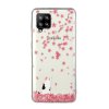 Samsung Galaxy A12 Deksel Motiv Katt og Blomst