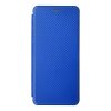 Samsung Galaxy A14 Etui Karbonfibertekstur Blå