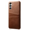 Samsung Galaxy A17 Deksel med To Kortlommer Mørkebrun