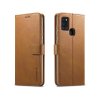 Samsung Galaxy A21s Etui med Kortlomme Stativfunksjon Ljusbrun