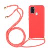 Samsung Galaxy A21s Deksel Hvetestrå Rød