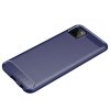Samsung Galaxy A22 5G Deksel Børstet Karbonfibertekstur Blå