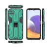 Samsung Galaxy A22 5G Deksel Stativfunksjon Metallplate Grønn