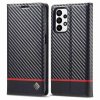 Samsung Galaxy A23 5G Etui Karbonfibertekstur Rød Stripe Horizontal