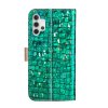 Samsung Galaxy A32 5G Etui Krokodillemønster Glitter Grønn