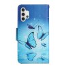 Samsung Galaxy A32 5G Etui Motiv Blå Sommerfugler