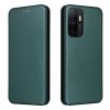 Samsung Galaxy A33 5G Etui Karbonfibertekstur Grønn