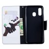 Samsung Galaxy A40 Plånboksetui PU-skinn Motiv Sovande Panda