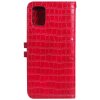 Samsung Galaxy A41 Etui Krokodillemønster Rød