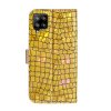 Samsung Galaxy A42 5G Etui Krokodillemønster Glitter Gull
