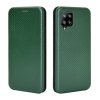 Samsung Galaxy A42 5G Etui Karbonfibertekstur Grønn