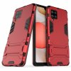 Samsung Galaxy A42 5G Deksel Armor Stativfunksjon Rød