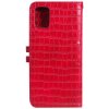 Samsung Galaxy A51 Etui Krokodillemønster Rød