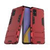 Samsung Galaxy A51 Deksel Armor Stativfunksjon Rød