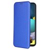 Samsung Galaxy A52/A52s 5G Etui Karbonfibertekstur Blå