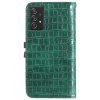 Samsung Galaxy A52/A52s 5G Etui Krokodillemønster Grønn