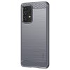 Samsung Galaxy A53 5G Deksel Børstet Karbonfibertekstur Grå
