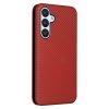 Samsung Galaxy A54 5G Etui Karbonfibertekstur Rød
