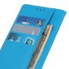 Samsung Galaxy A70 Plånboksetui Litchi Blå
